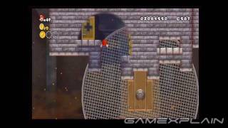 New Super Mario Bros Wii Level 5 Castle 2 Star Coins [upl. by Westlund]