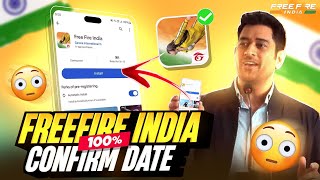 Free Fire India Launch Date soon😍🔥 Official Good News 😎  Free Fire India [upl. by Buseck683]