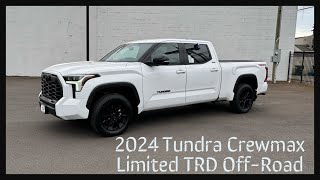 2024 Tundra Crewmax Limited TRD OffRoad walkaround [upl. by Drugge]