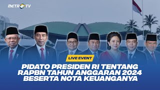 PIDATO NOTA KEUANGAN amp RAPBN 2024 [upl. by Nylazor]