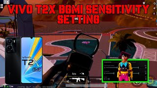 VIVO T2X BGMI SENSITIVITY SETTING  VIVO T2X PUBG SENSITIVITY SETTING  BEST SENSITIVITY SETTING [upl. by Karlotta]