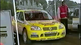 SUZUKI IGNIS S1600 in 2003 JWRC Rally of Turkey [upl. by Hattie]