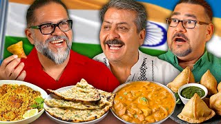 Mexican Dads Try Indian Food [upl. by Aihsele]