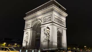 Arc de Triomphe at Night [upl. by Anotal16]