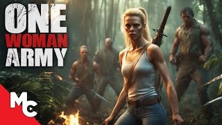 One Woman Army  Full Movie  Action Revenge Survival [upl. by Porett]