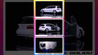 1991 Honda Civic EG6 RHD Right Hand Drive Frost White 118 Diecast Model Car by Solido diecast [upl. by Kela211]