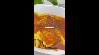 JAPANESE FRIED RICE WITH MELTED EGG shorts reseptiktokviral [upl. by Stillas]