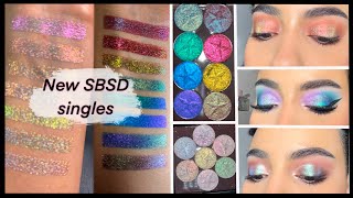 NEW Shine by SD singles  Halo horizons and duochromes  Swatches  3 looks [upl. by Barr]