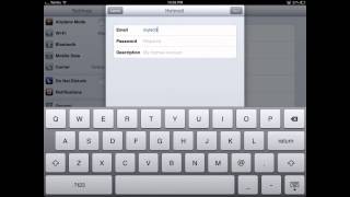 HotmailOutlookLive Email Setup on iPadiPhone [upl. by Secor]