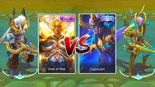 Ultimate Martis Skin Comparison  Epic VS Zodiac  God of War VS Capricorn [upl. by Madelyn]