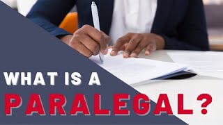 What is a Paralegal [upl. by Ailem626]