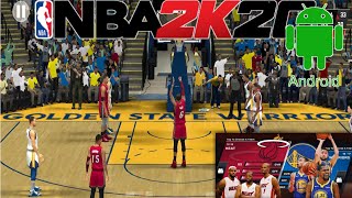 PRIME MIAMI VS PRIME GSW TEAM NBA2K20 ANDROID MODDED [upl. by Dolphin]