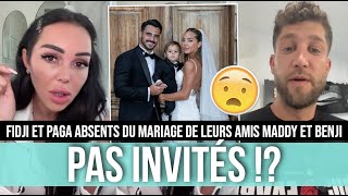 MARIAGE DE MADDY ET BENJI  PAGA ET GIUSEPPA ABSENTS 😳 FIDJI NA PAS VOULU Y ALLER ELLE SEXPLIQUE [upl. by Aicre587]