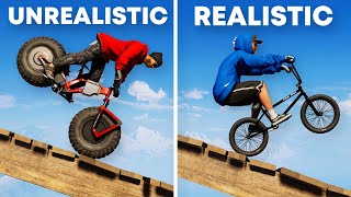 REALISTIC VS UNREALISTIC Gameplay In Riders Republic [upl. by Alenoel]