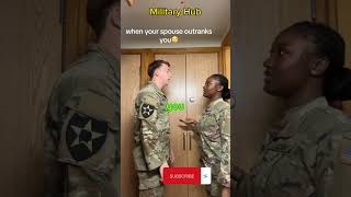 When Your Spouse Outranks You  Marine Couples Hilarious Debate militarypersonnel militarylovers [upl. by Mattah]