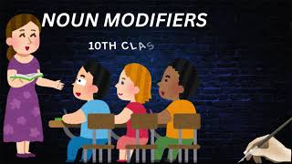 10th class English Noun modifier [upl. by Lotz899]