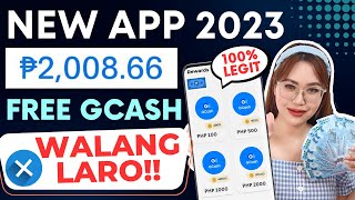 NEW APP 2023 FREE GCASH P2000  WALANG LARO PAYOUT AGAD AFTER 5 MINS  LIVE CASHOUT [upl. by Kaitlin]