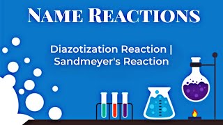 Diazotization and Sandmeyers Reaction [upl. by Eux]