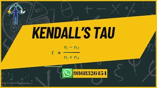 KENDALLS TAU [upl. by Espy]