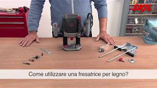 Come utilizzare una fresatrice per legno [upl. by Haslam]