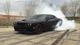 Hellcat Challenger amp Hellcat Charger Burnout [upl. by Notlil668]