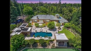 Luxury Mansion in Sacramento California  15 Acres of Elegance with Pool Tennis Court and Spa [upl. by Aksoyn345]