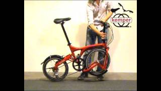 Birdy vouwfiets vouwinstructie [upl. by Nueovas]