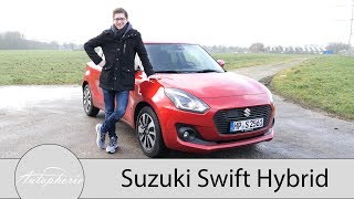 2018 Suzuki Swift 10 Boosterjet SHVS Hybrid Fahrbericht  Cleverer Kleinwagen  Autophorie [upl. by Sulamith]