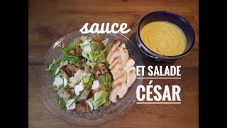 SALADE amp SAUCE CESAR façon POPOTE👩🏼‍🍳 [upl. by Cand]