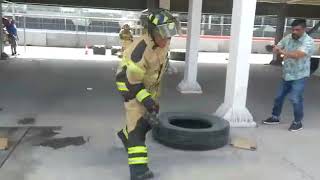 Entrenamiento de bomberos de la CDMX [upl. by Nho]