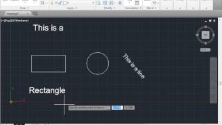 C00803 Single Line Text Justification AutoCAD 2014 Tutorial [upl. by Lupiv782]