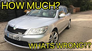 I Bought A CHEAP Skoda Octavia VRS MISTAKE COPART UK [upl. by Fulmer246]