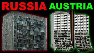 Russian VS Austrian Commieblocks [upl. by Roleat]