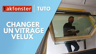 Comment changer un vitrage VELUX sur fenêtre de grande taille [upl. by Norb]