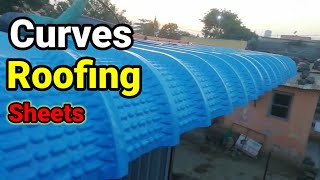 short curved roofing sheets  screws install How to use drilling machine [upl. by Dzoba977]