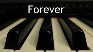 Forever Chris Tomlin  piano instrumental cover with lyrics [upl. by Dickinson]