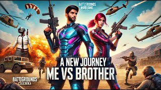 MY BROTHER CHALLENGED ME IN BGMI  STARTING A NEW JOURNEY WITH BGMI  1VS1 CHALLENGE IN BGMI bgmi [upl. by Erbua]