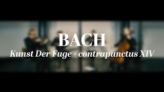 Danish String Quartet plays Bach Kunst Der Fuge Contrapunctus XIV [upl. by Aleedis336]