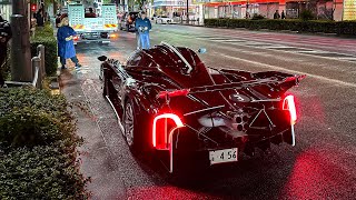 3 Million Pagani Huayra R Shuts Down Streets of Tokyo [upl. by Siul]