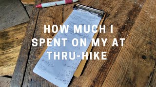 How Much Does it Cost to Hike the Appalachian Trail  How Much I Spent on my AT ThruHike [upl. by Avir]