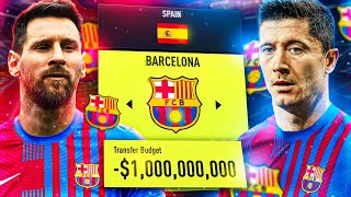 Reconstruim FC BARCELONA in FIFA 22 [upl. by Danita]