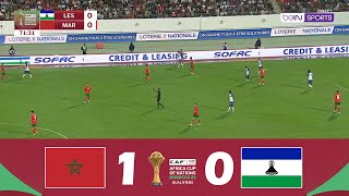 Maroc contre Lesotho 10  Éliminatoires AFCON 2025  Résumé de Match [upl. by Yromem]