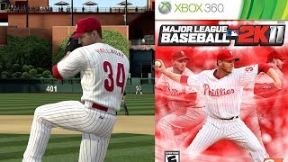 Roy Halladay vs Derek Jeter amp the New York Yankees  MLB 2K11 Gameplay [upl. by Adahs250]