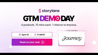 Journeyio Demo at GTM Demo Day ft Danny Chu [upl. by Byrn836]