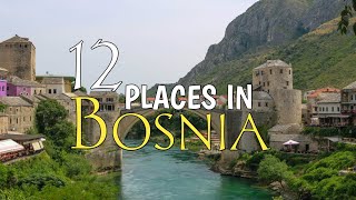 12 Stunning Places to Explore in Bosnia and Herzegovina  Beauty of Bosnia [upl. by Ahsinaw]