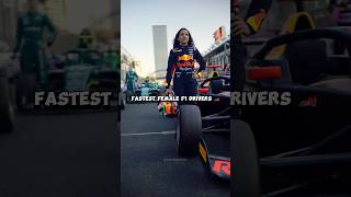 Fastest female F1 drivers ☠️🥵 shorts f1 formula1 redbull maxverstappen [upl. by Jemy]