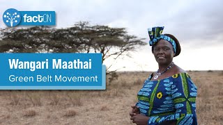 Wangari Maathai  Green Belt Movement  SDG Plus [upl. by Lairret]