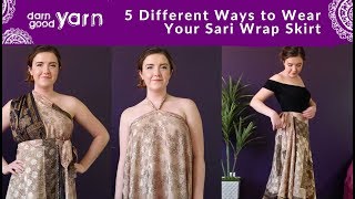 5 Different Ways to Wear a Wrap Skirt Womens Size [upl. by Nielsen]