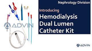 Hemodialysis Dual Lumen Catheter Kit [upl. by Abba]