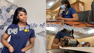 Day in a life of a new grad nurse  2023 [upl. by Oiled]